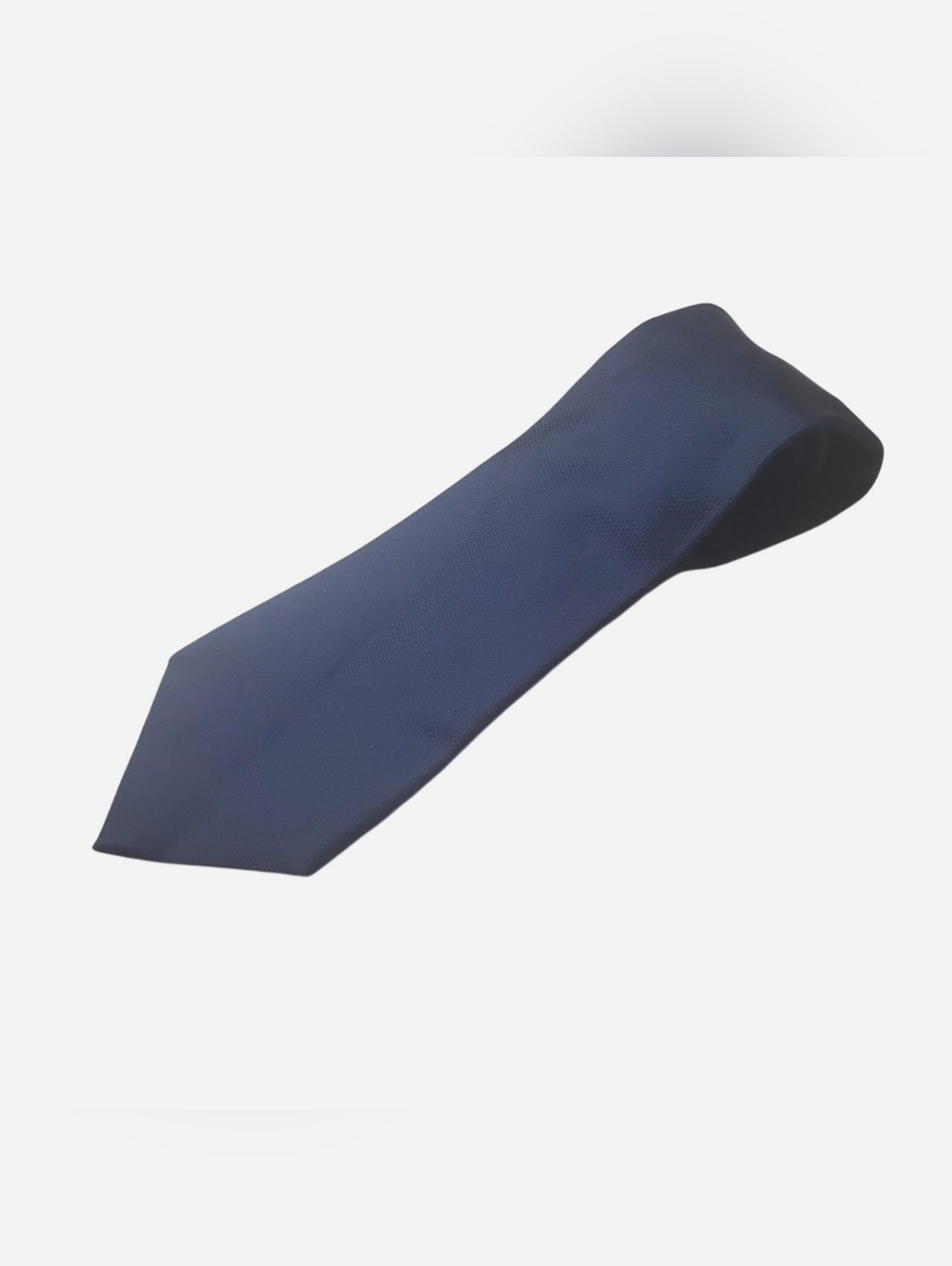 Vtg Banana Republic Silk Tie Mens Classic Navy Blue Textured Made In Italy NWT